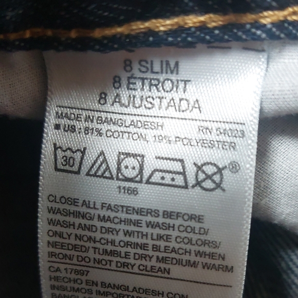 Old Navy, Size 8, Dark Blue Boot-Cut Jeans - Picture 7 of 7